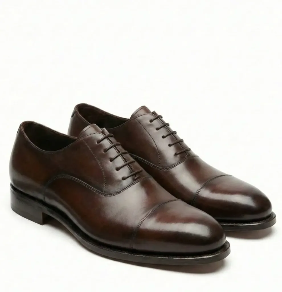 Regent Brown Cap-Toe Oxfords