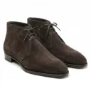 Velvet Espresso Suede Chukka Boots