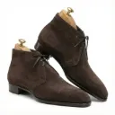 Velvet Espresso Suede Chukka Boots