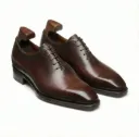Mahogany Wholecut Oxford Shoes — Hand-Polished Full-Grain Leather