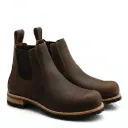 Men's Rugged Pure Leather Chelsea Boots – Hand Welted Construction