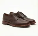 Heritage Brown Derby Shoes — Handcrafted Full-Grain Leather
