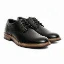 Men’s Plain-Toe Black Derby