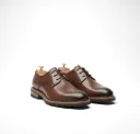Heritage Walnut Derby – Rugged Elegance for Everyday Wear