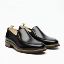 Modern Noir Loafers – Classic Slip-On in Polished Black