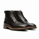 Heritage Grain Leather Lace-Up Boots