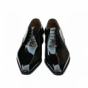  Patent Leather Derby Shoes Chisel Toe