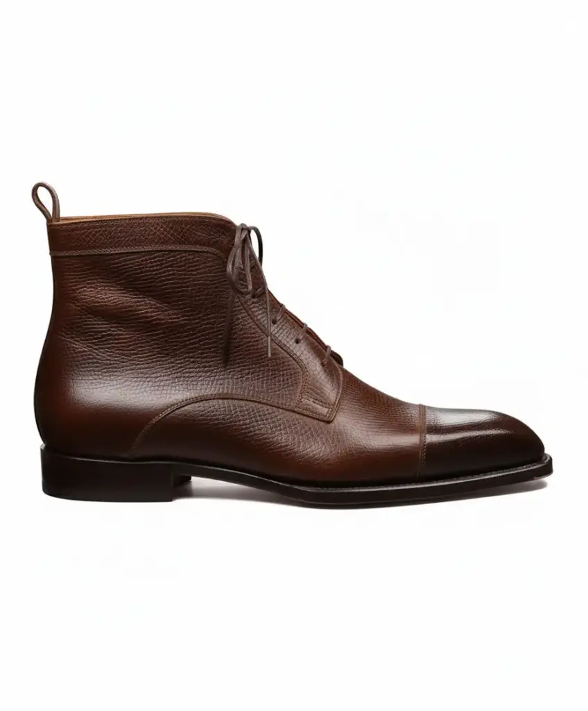 Classic Cap-Toe Grain Leather Boots Chisel Toe (US 6 / EU 38 / UK 5)
