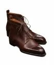 Classic Cap-Toe Grain Leather Boots Chisel Toe