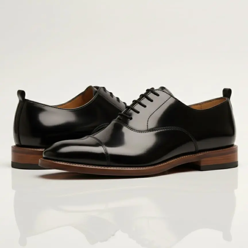 The Formalist Patent Pure Leather Oxford-Derby | Hand Welted (US 6 / EU 38 / UK 5)