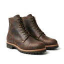 Aged Walnut Combat Cap-Toe Boots — Tough Build, Vintage Character