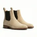 Sandstone Suede Chelsea Boots — Handcrafted Finish